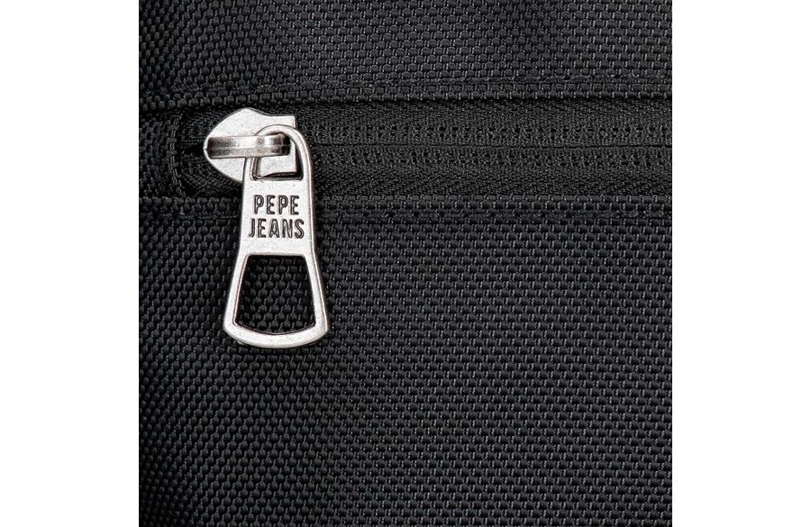 Torbica-veca-SANDER-Pepe-Jeans-crna-poliester-eko-koza-6 | PackUP Torbica (veća) SANDER Pepe Jeans