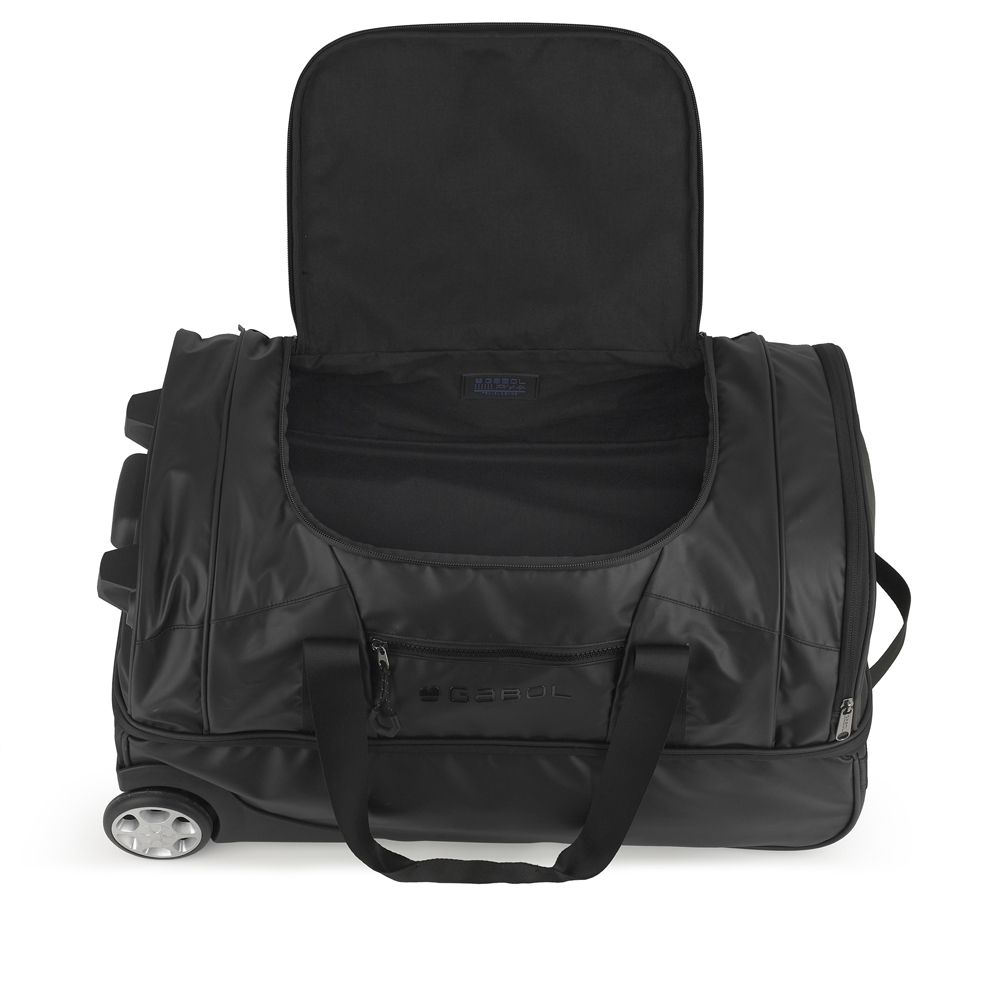 torba-putna-sa-tockicima-2-odeljka-55x32x29-cm-51l-22-kg-canada-crna-gabol | PackUP