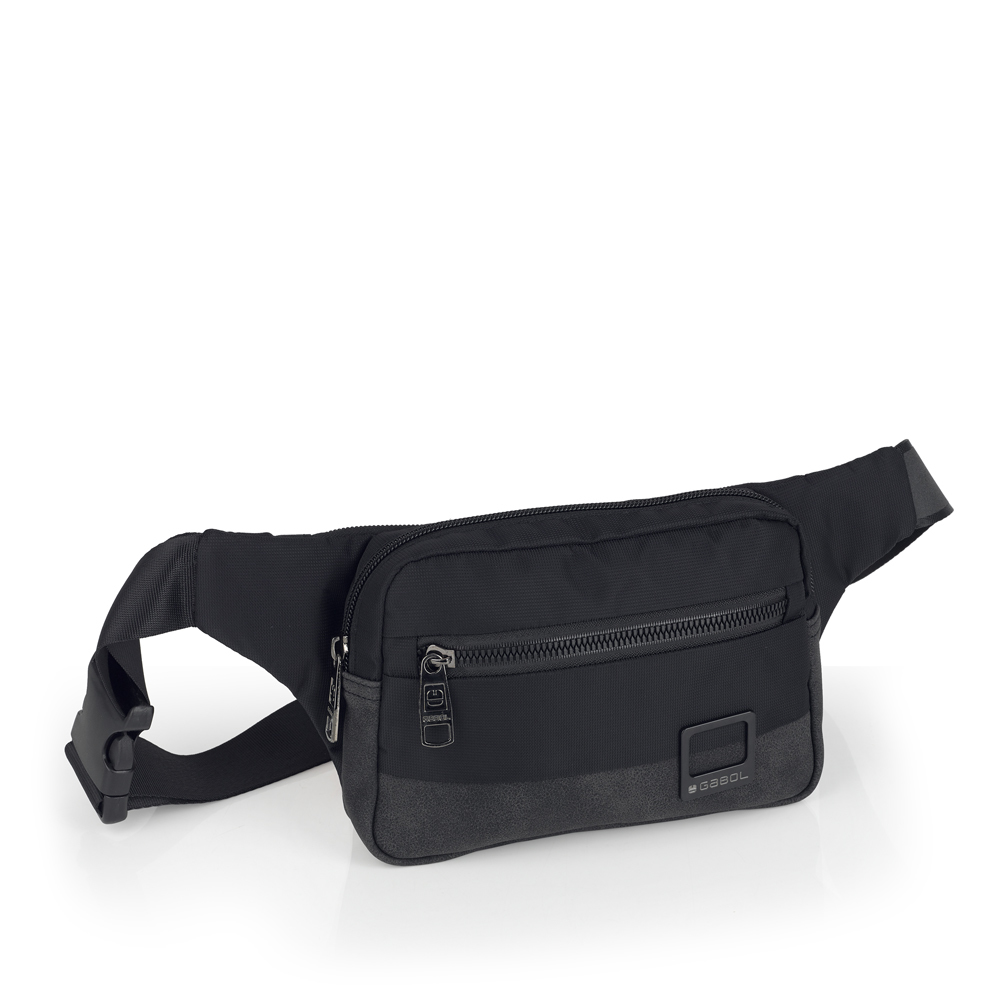 torbica-za-struk-31x13x4-cm-stone-crna-gabol | PackUP Torbica za struk 31x13x4 cm Stone crna Gabol