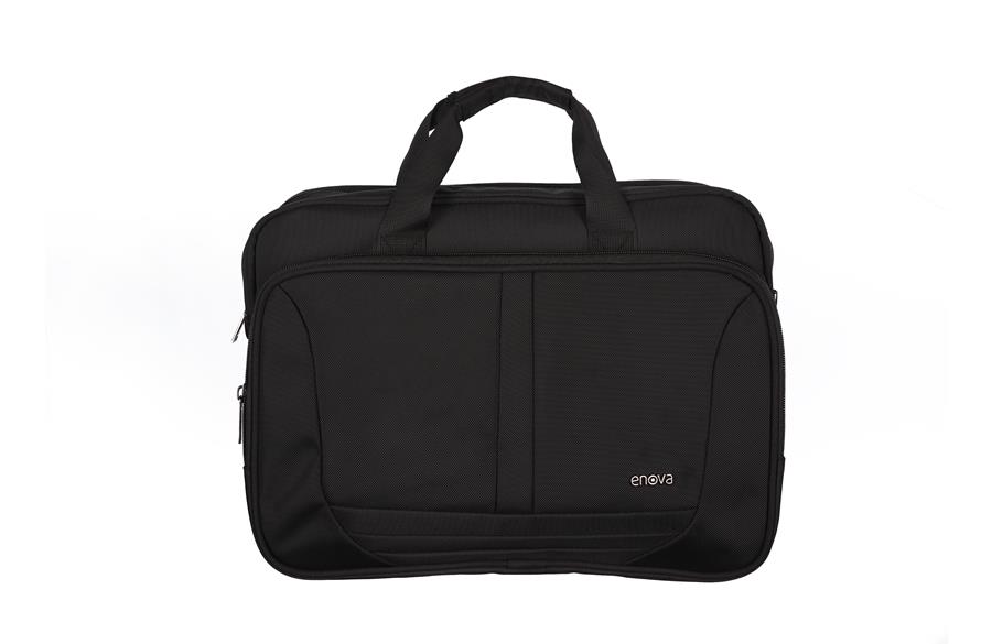 BUSINESS muška torba za laptop 40x30x13 Enova | crna | poliester