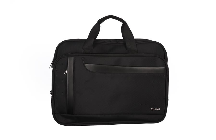 BUSINESS torba za laptop Enova | crna | eko koža