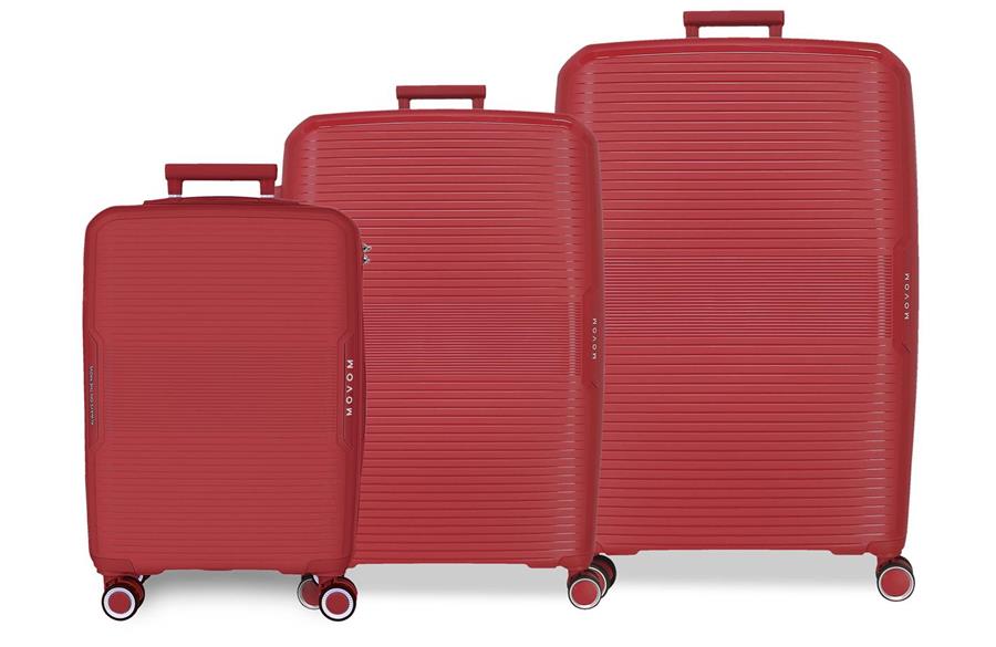INARI set kofera 3/1 Movom | bordo | PP (polipropilen)