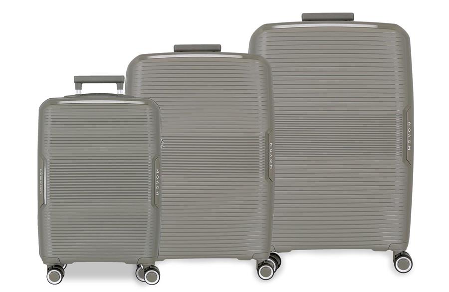 INARI set kofera 3/1 Movom | siva | PP (polipropilen)