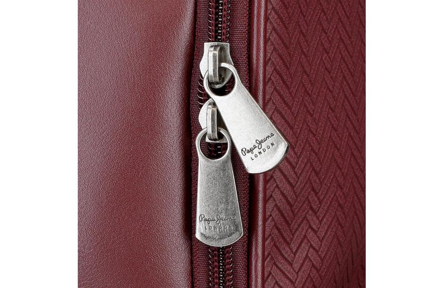 SPRING-neseser-Pepe-Jeans-bordo-eko-koza-9 | PackUP