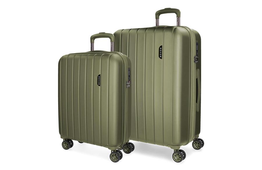WOOD set kofera 2/1 Movom | khaki | ABS | PackUP WOOD set kofera 2/1 Movom | khaki | ABS