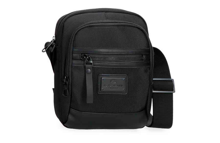 BLACKMORE Urban Pepe Jeans muška torbica | crna | 17x22x8
