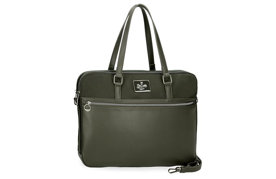 CHRISTINE Pepe Jeans torba za laptop | tamno zelena | 40x30x5