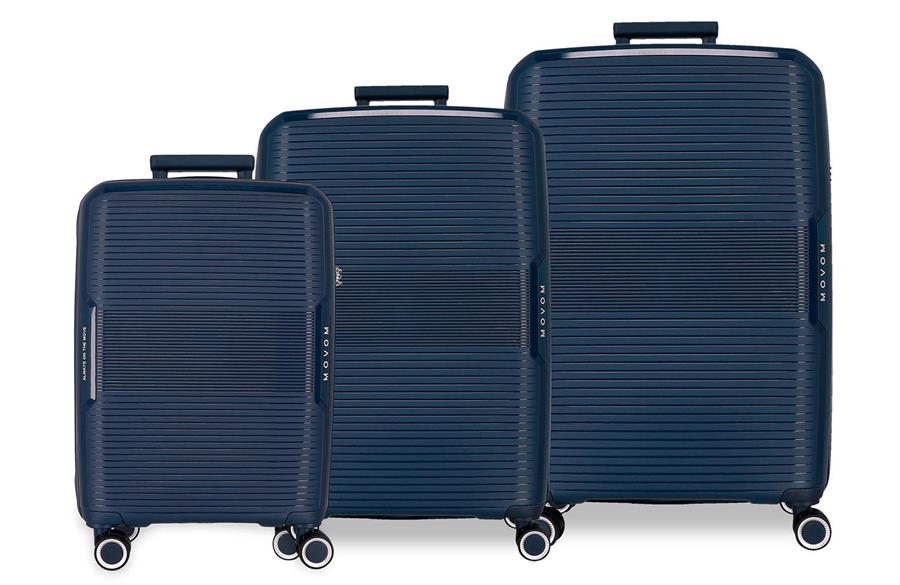 INARI MOVOM set kofera 3/1 | teget | polipropilen | PackUP INARI MOVOM set kofera 3/1 | teget | polipropilen