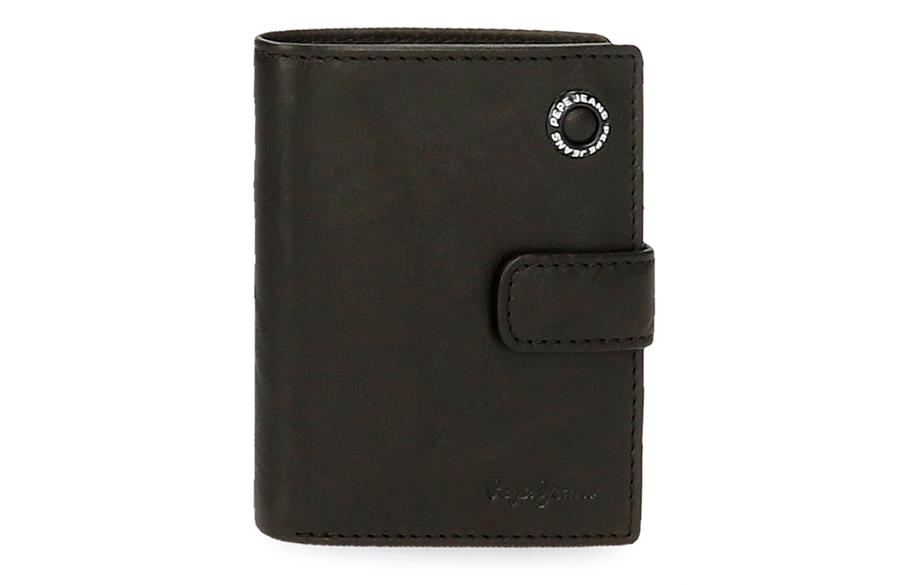 Badge CITY novčanik Pepe Jeans | crna | prirodna koža