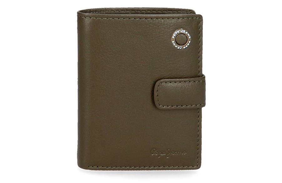 Badge CITY novčanik Pepe Jeans | tamno zelena | prirodna koža