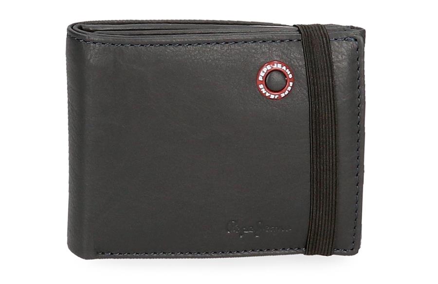 Badge CLA novčanik Pepe Jeans | teget | prirodna koža