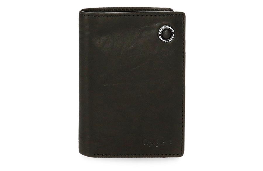 Badge COMPACT novčanik Pepe Jeans | crna | prirodna koža