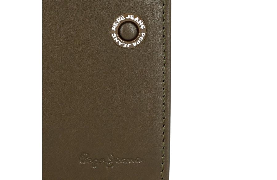 Badge-COMPACT-novcanik-Pepe-Jeans-tamno-zelena-prirodna-koza-5 | PackUP