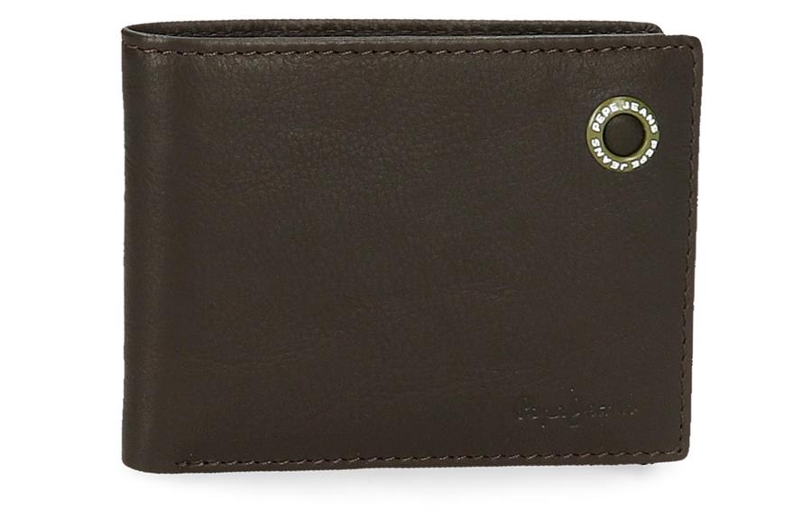 Badge GENT novčanik Pepe Jeans | braon | prirodna koža