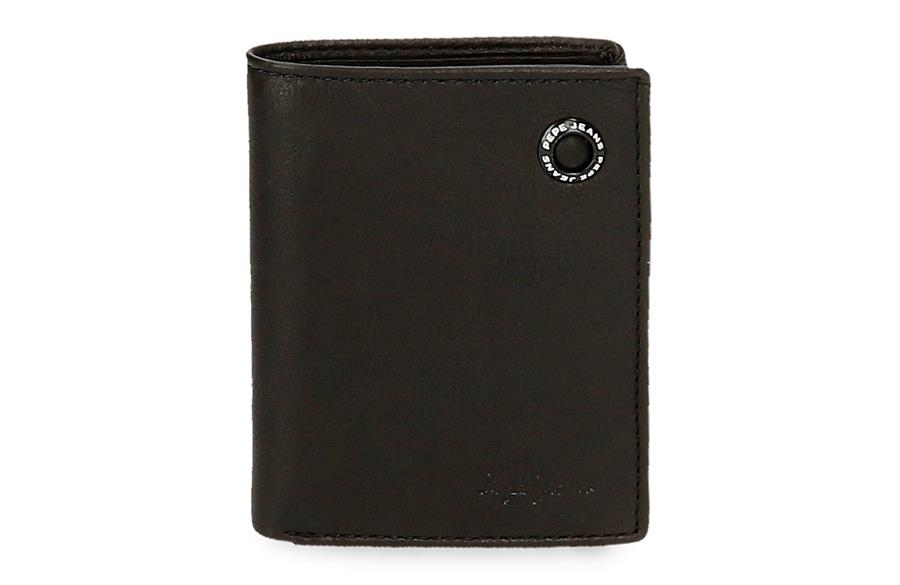 Badge JET novčanik Pepe Jeans | crna | prirodna koža