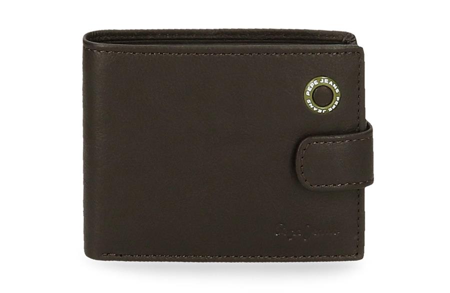 Badge URBAN novčanik Pepe Jeans | braon | prirodna koža