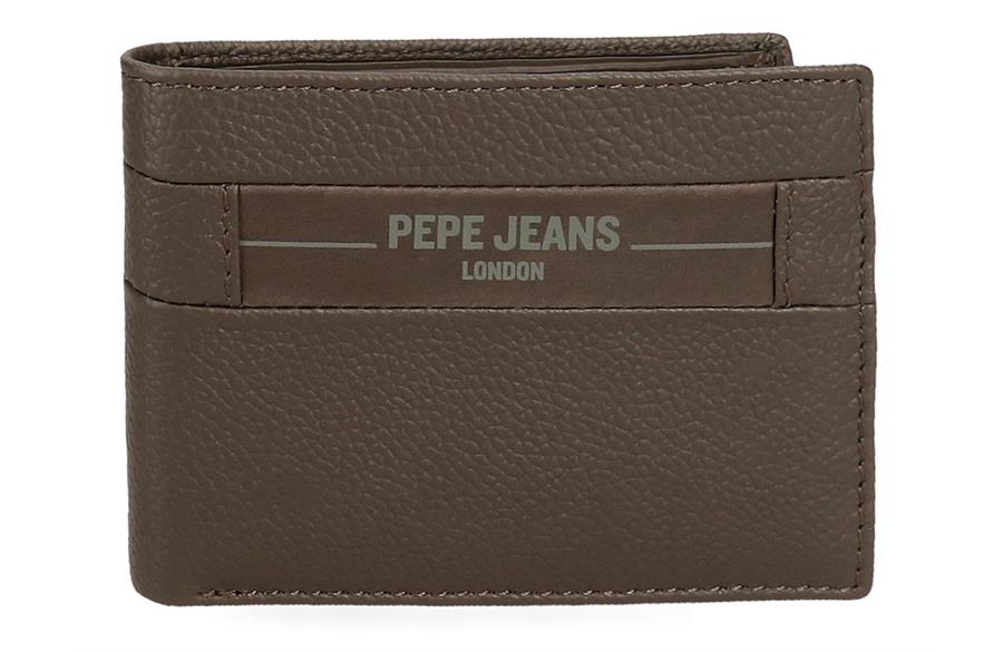 Checkbox GENT novčanik Pepe Jeans | braon | prirodna koža