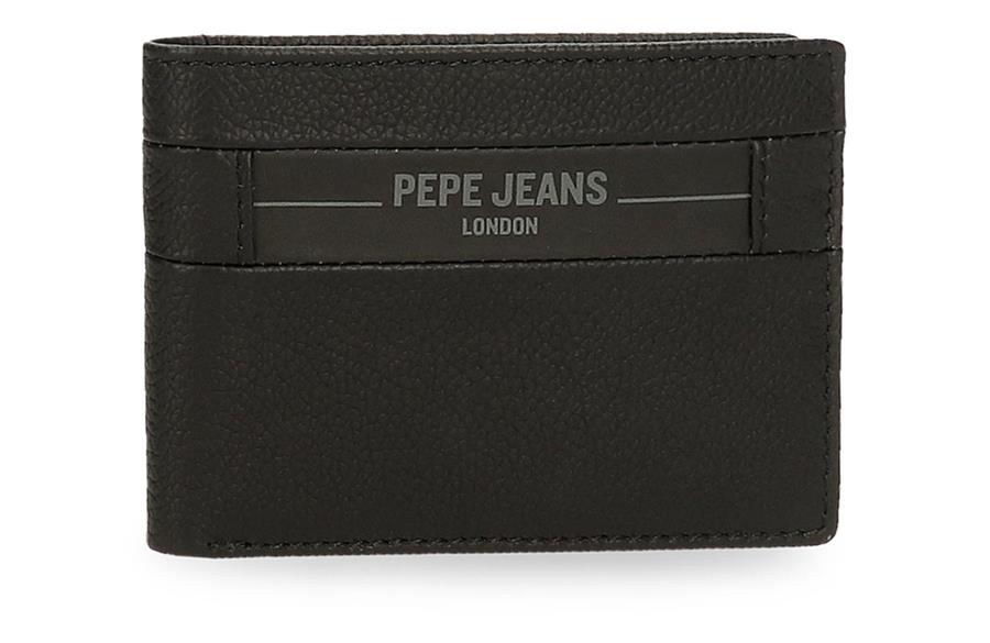 Checkbox GENT novčanik Pepe Jeans | crna | prirodna koža