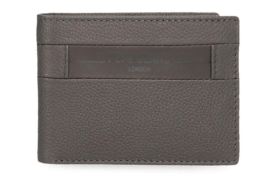 Checkbox GENT novčanik Pepe Jeans | siva | prirodna koža