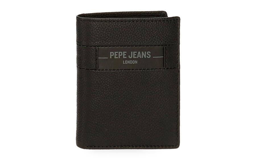 Checkbox JET novčanik Pepe Jeans | crna | prirodna koža