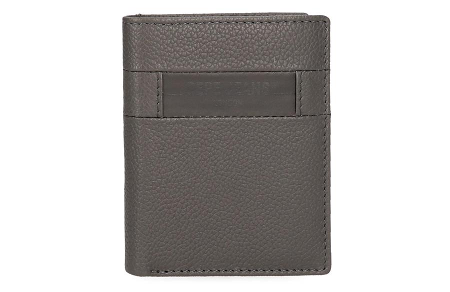 Checkbox JET novčanik Pepe Jeans | siva | prirodna koža