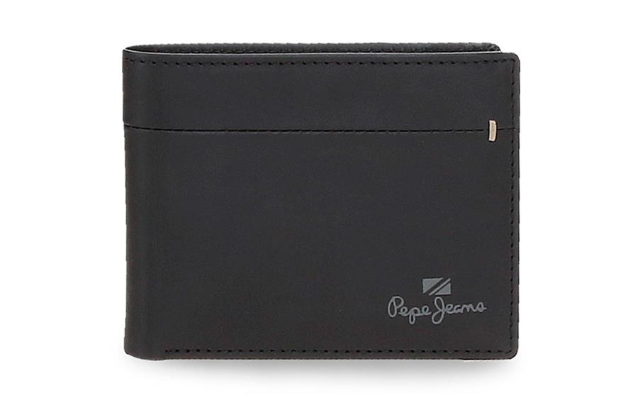 Staple GENT novčanik Pepe Jeans | crna | prirodna koža | PackUP Staple GENT novčanik Pepe Jeans | crna | prirodna koža