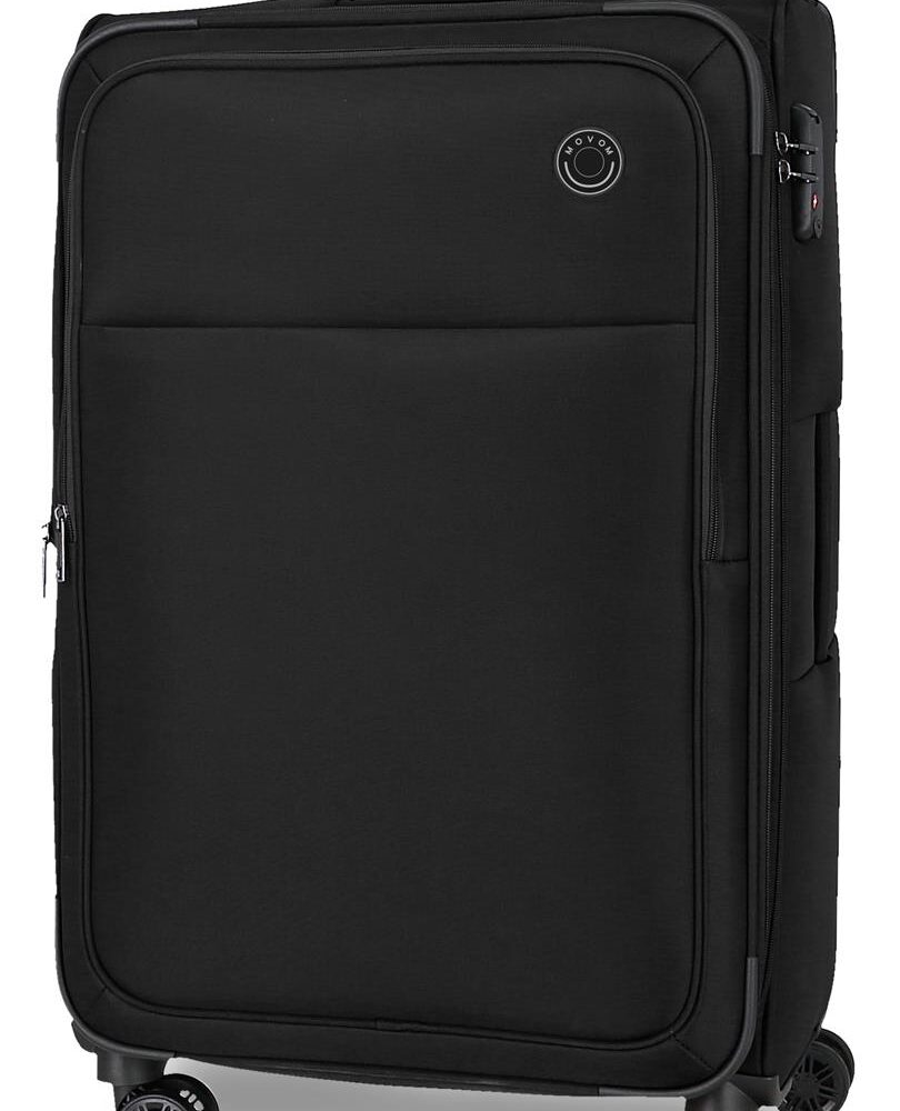 ATLANTA veliki kofer Movom | crna | platneni