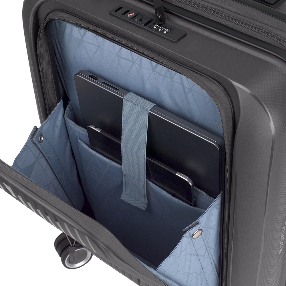 Brooklyn-kabinski-kofer-carry-on-Gabol-pregrada-za-laptop-metalik-siva-polipropilen-7 | PackUP