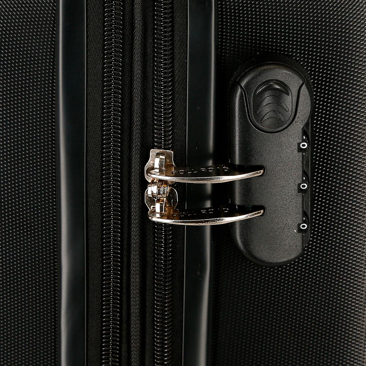 FLEX-kabinski-kofer-Roll-Road-crni-prosirivi-5 | PackUP