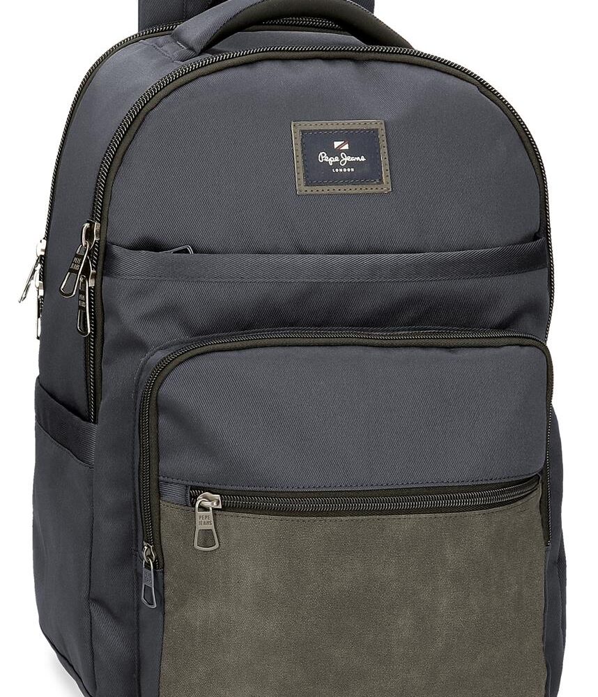 HARRY ranac za laptop Pepe Jeans | siva | poliester-eko koža