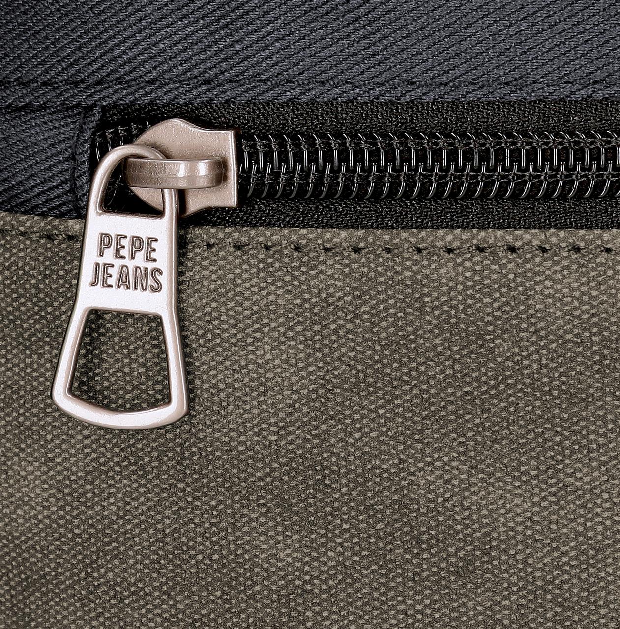 HARRY-ranac-za-laptop-Pepe-Jeans-siva-poliester-eko-koza-4 | PackUP