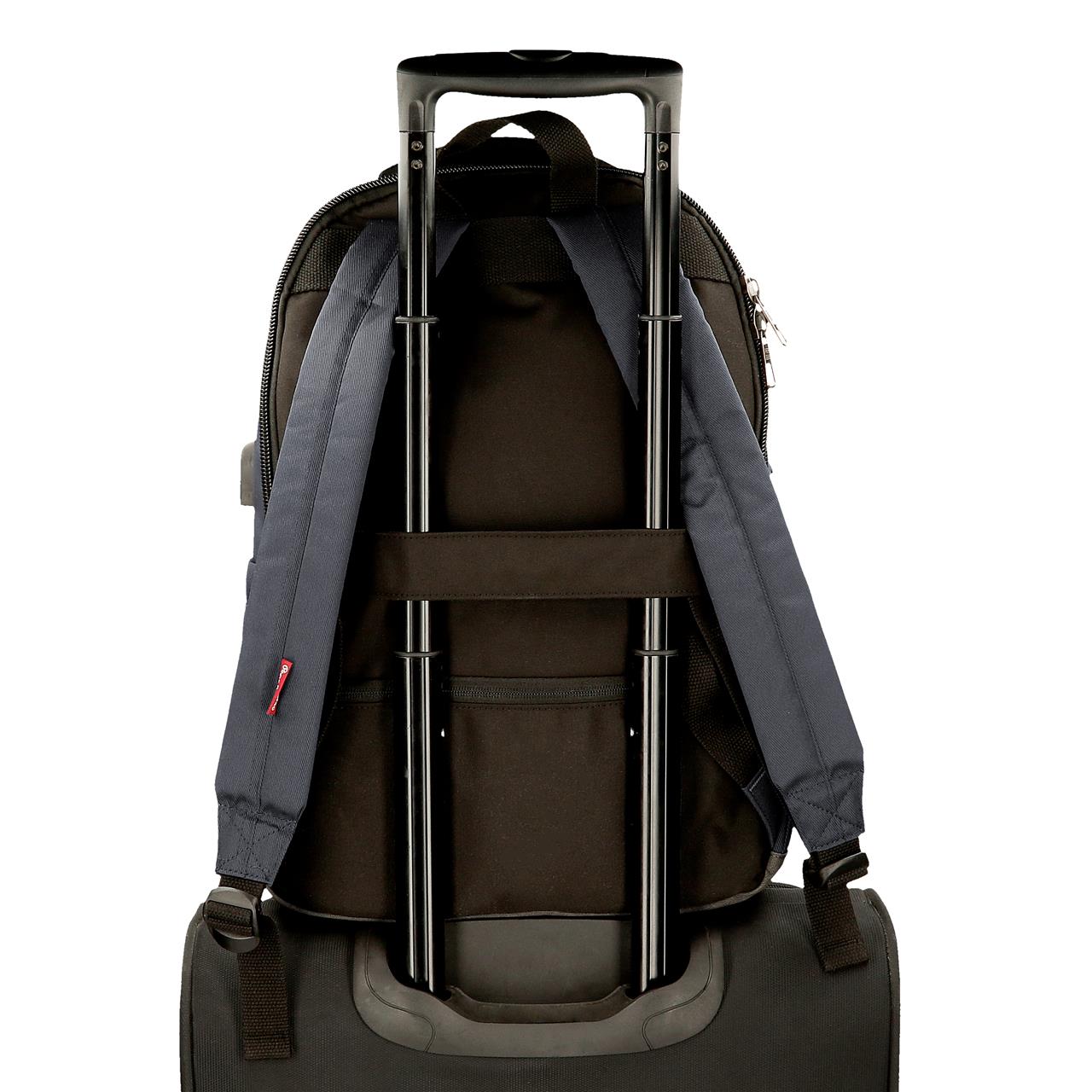 HARRY-ranac-za-laptop-Pepe-Jeans-siva-poliester-eko-koza-5 | PackUP