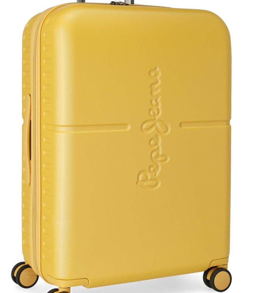 HIGHLIGHT veliki kofer Pepe Jeans | žuti | ABS