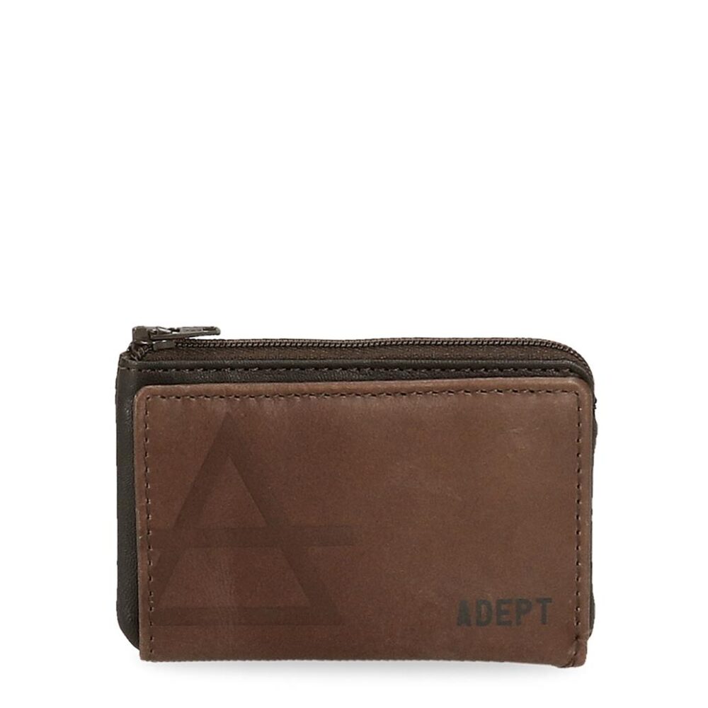 JIM držač za kartice / novčanik Adept | braon | koža