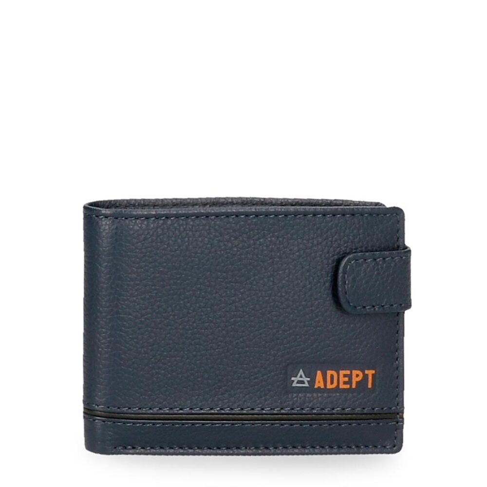 KURT novčanik sa kopčom Adept | teget | koža