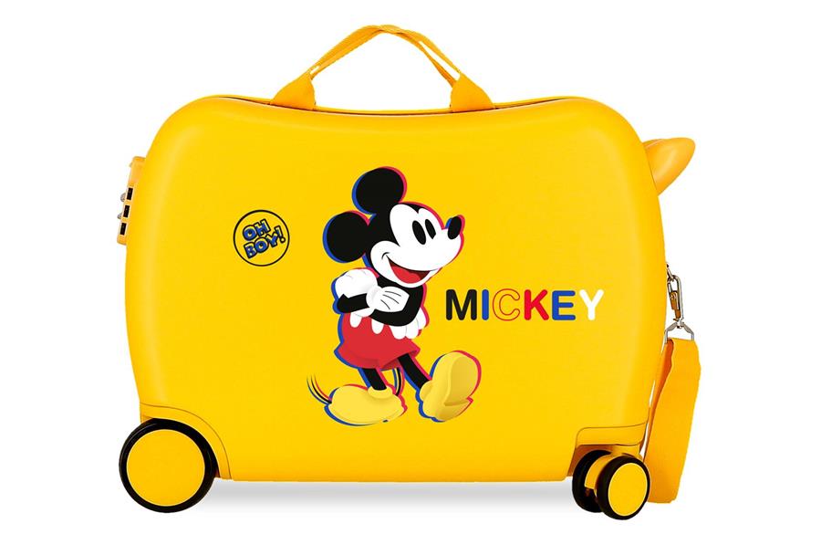Mickey 100 dečiji kofer DISNEY Mickey | žuta | PackUP Mickey 100 dečiji kofer DISNEY Mickey | žuta