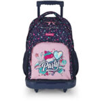 Party ranac za školu sa točkićima Gabol | 34x46x20 | poliester