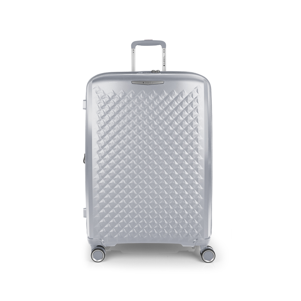 QUEENS veliki kofer Gabol | proširivi | srebrna | polipropilen | PackUP QUEENS veliki kofer Gabol | proširivi | srebrna | polipropilen