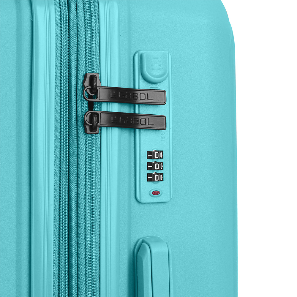 STEADY-kabinski-kofer-carry-on-Gabol-prosirivi-tirkiz-polipropilen-5 | PackUP