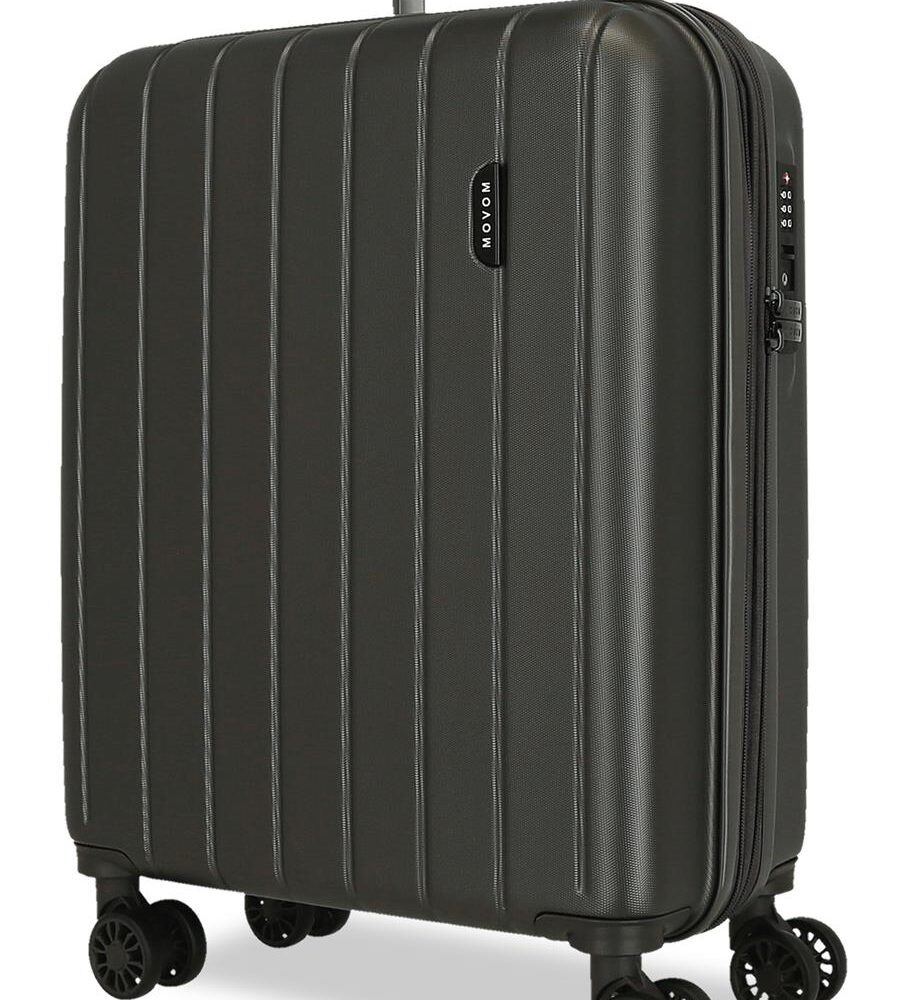 WOOD kabinski kofer Movom | PROŠIRIVI | antracit | ABS