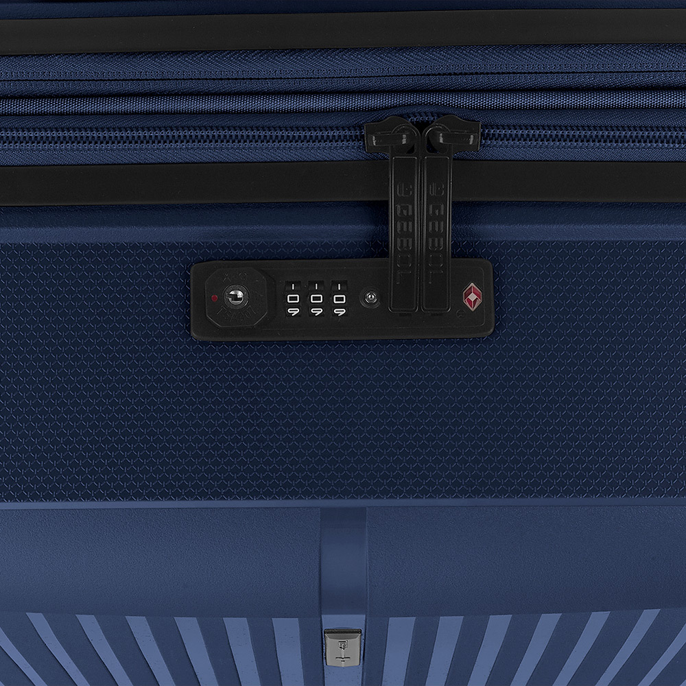 brooklyn-srednji-kofer-prosirivi-gabol-metalik-plava-polipropilen-lock | PackUP