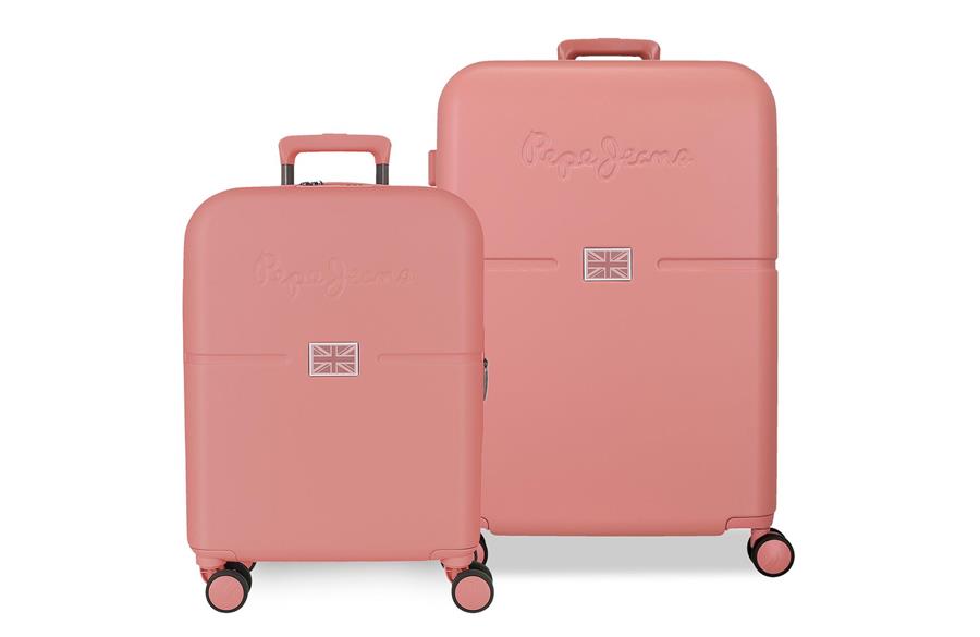 Accent set kofera 2/1 Pepe Jeans | powder pink