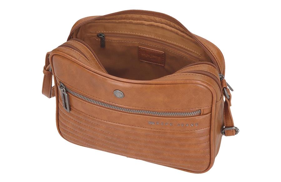 Biker-zenska-torba-Pepe-Jeans-braon-24x16x9-3 | PackUP