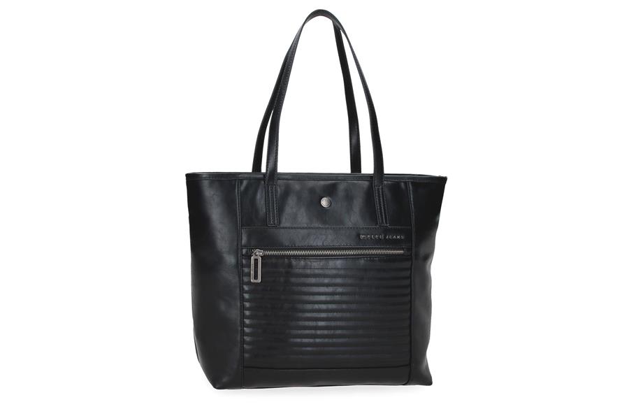 Biker ženska torba Pepe Jeans | crna | 34x32x14