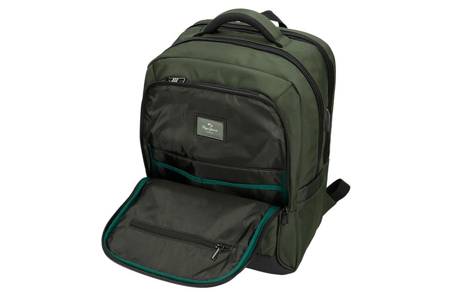 Bromley-ranac-za-laptop-Pepe-Jeans-zelena-31x44x15-6 | PackUP
