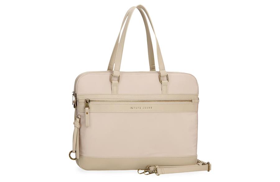 Morgan torba za laptop Pepe Jeans | bež