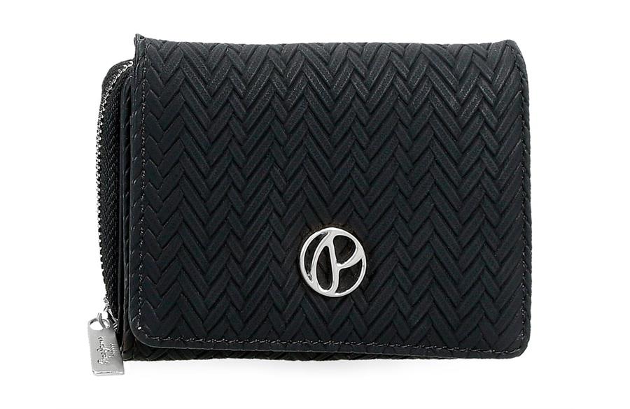 Spring ženski novčanik Pepe Jeans | crna | 10x8x3