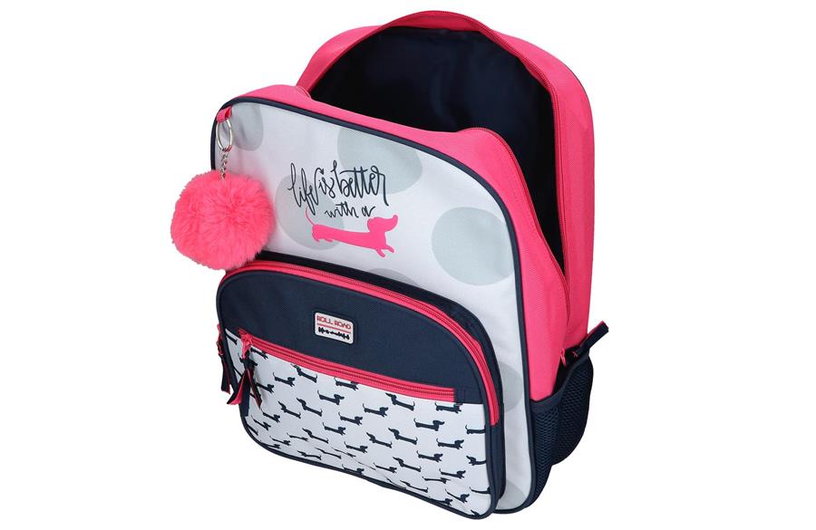 Teckel-ranac-za-predskolsko-Roll-Road-pink-3 | PackUP