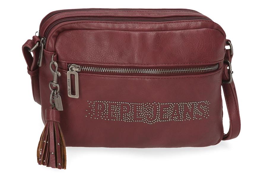 Bera ženska torba Pepe Jeans 24x16x7 | bordo
