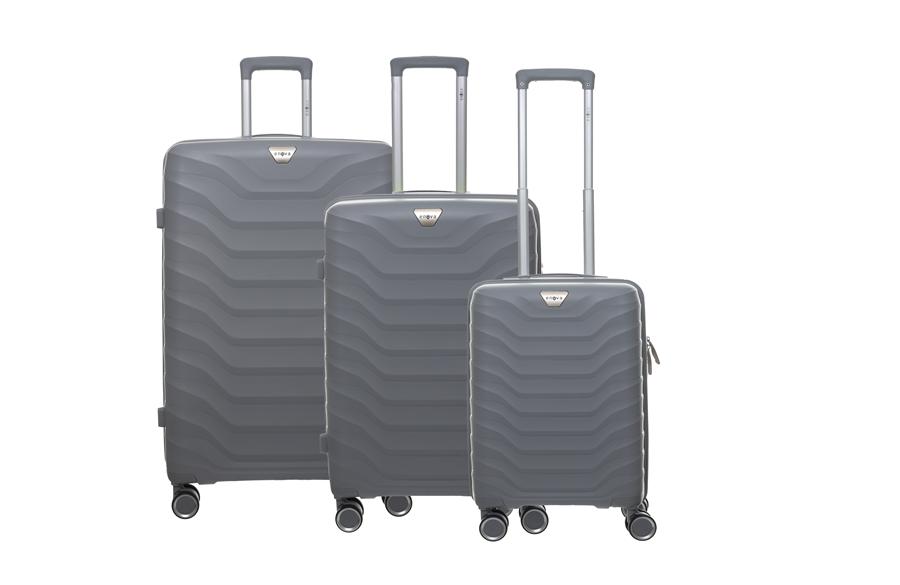 Longbeach set kofera 3/1 Enova | perfect gray